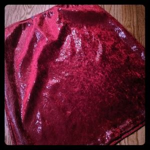Dressy red skirt